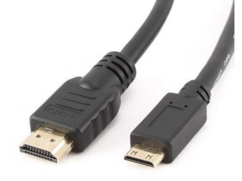 Mini HDMI - HDMI kábel 1.8m aranyozott (CC-HDMI4C-6)