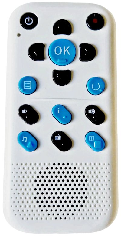 EVO S10 könyv felolvasó, média lejátszó, diktafon beszédtámogatással